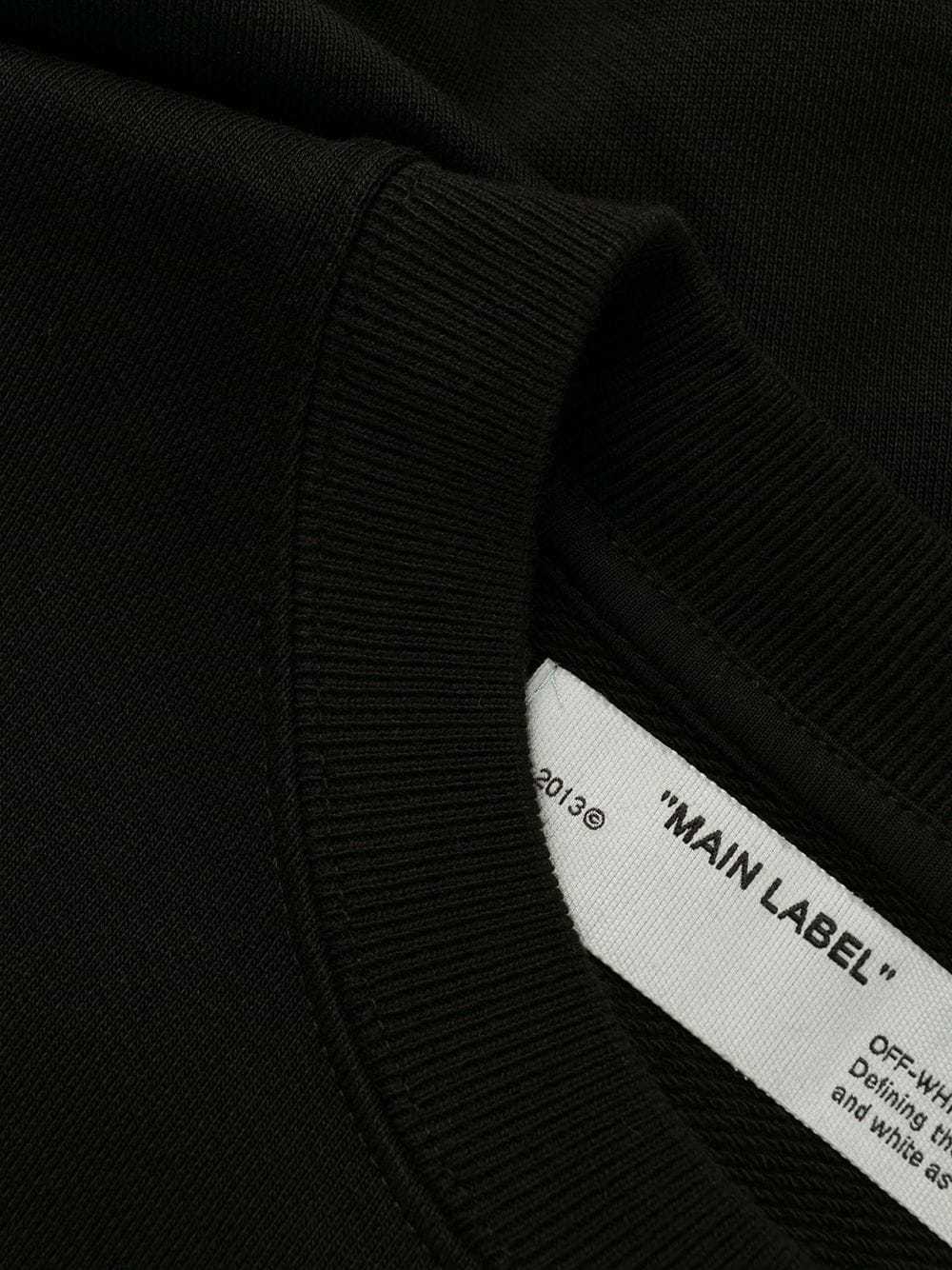 Off-white Graffiti Logo Sweatshirt In Black