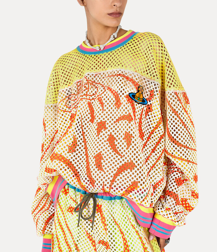 Vivienne Westwood Woman Sweatshirt Yellow Size S Polyester, Polyurethane In Nude