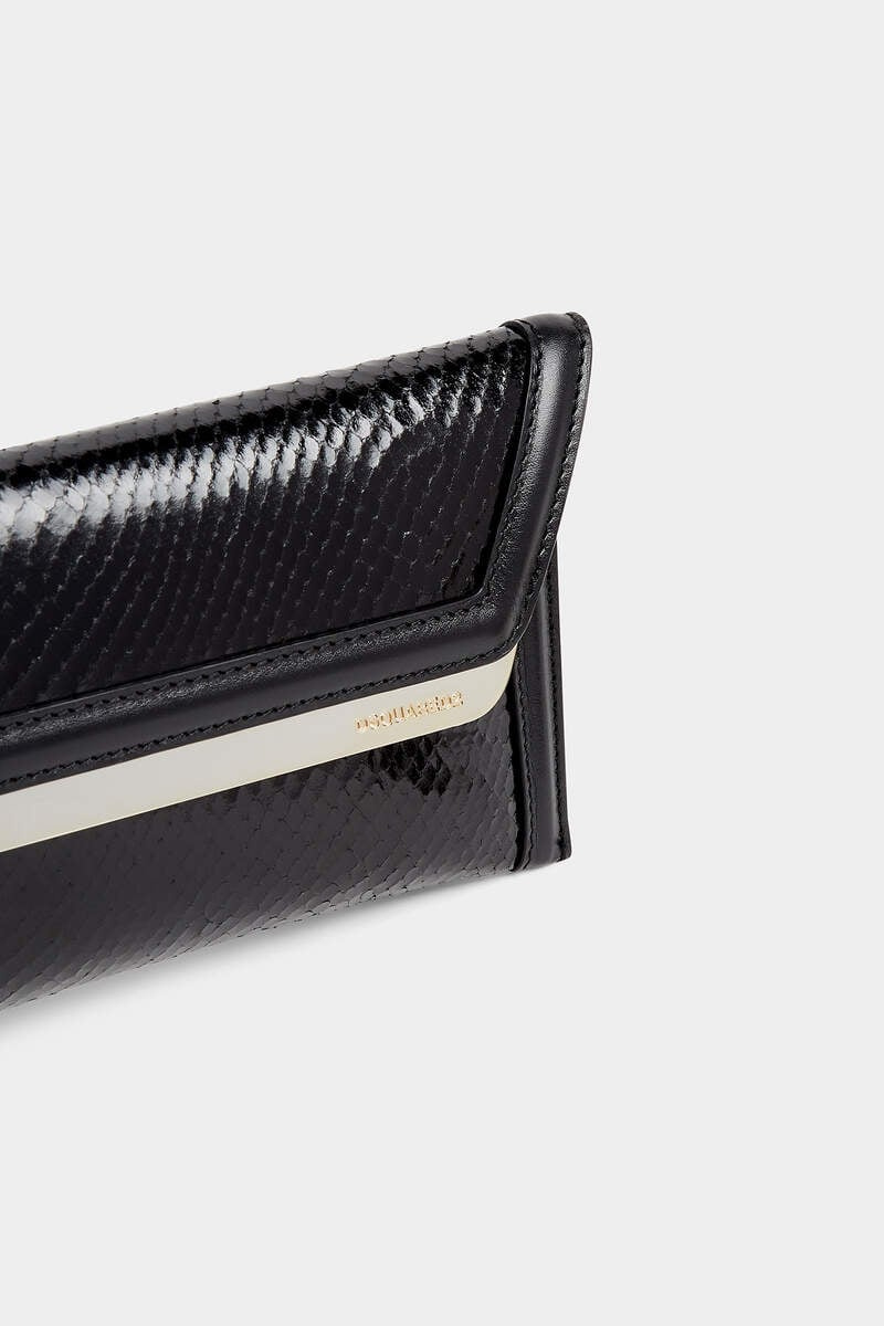 Dsquared2 Evening Clutch Bag In Black