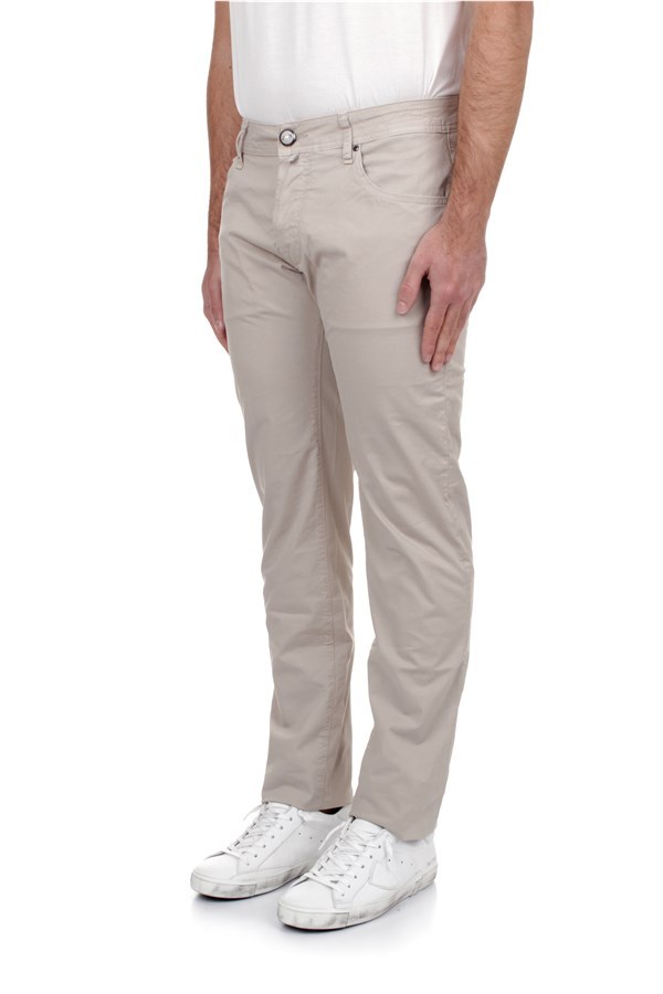 Jacob Cohen Courduroy Straight-leg Trousers In Gray