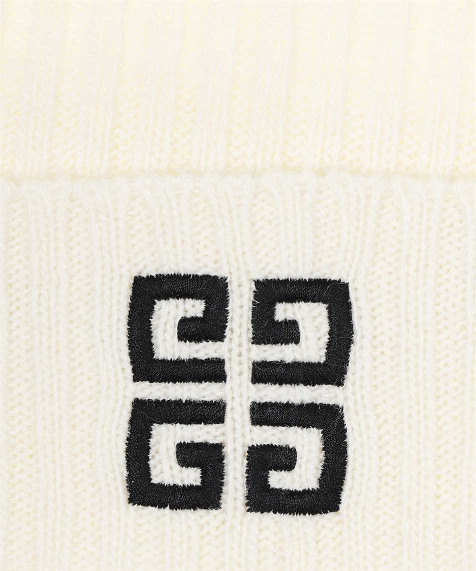 Givenchy Logo Woolen Cap In White