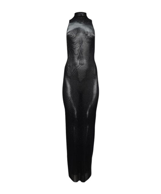 Jean Paul Gaultier The Long Body Dust Dress In Multi