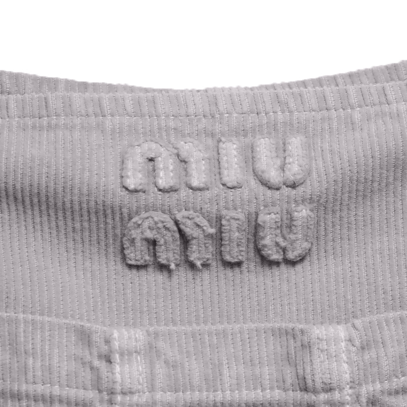 Miu Miu Sleeveless Jumpsuit In Gray
