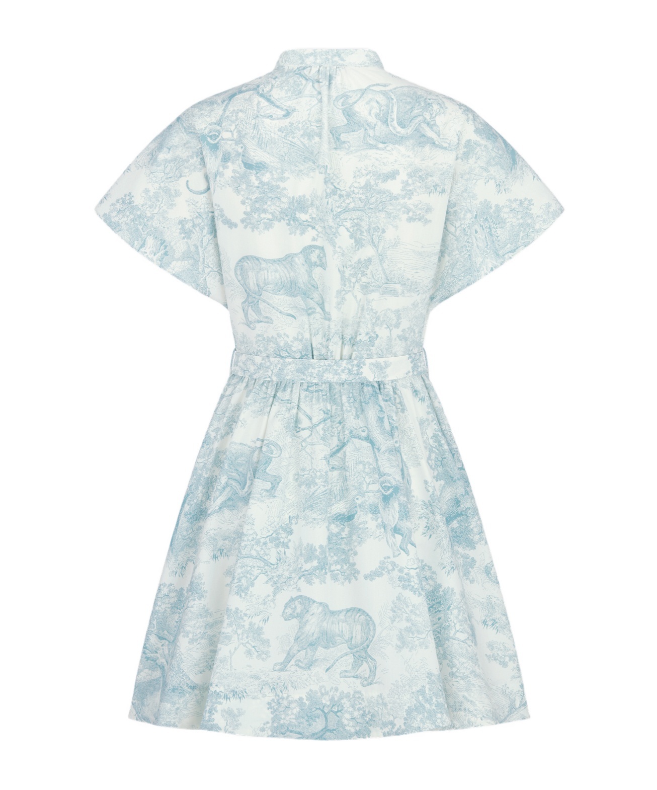 Dior Iviera Short Shirtdress In Blue