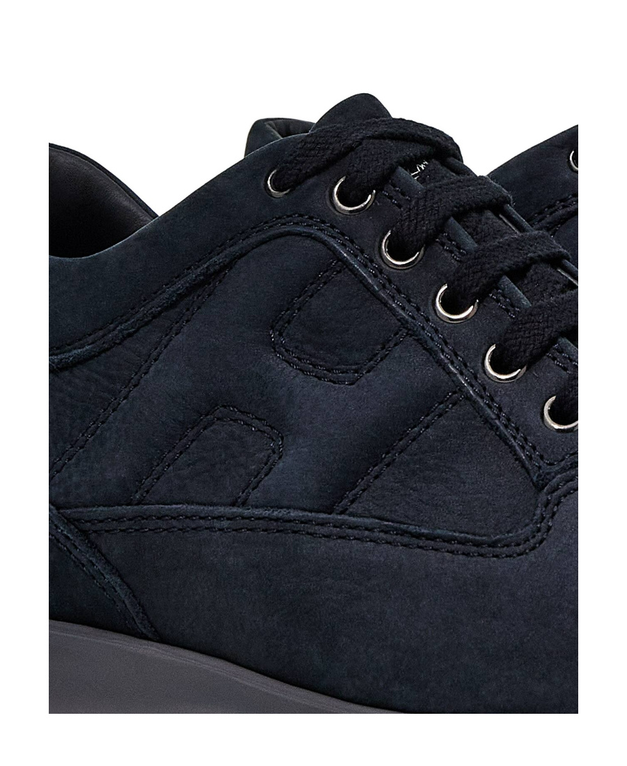 Hogan Interactive Low-top Sneakers In Black