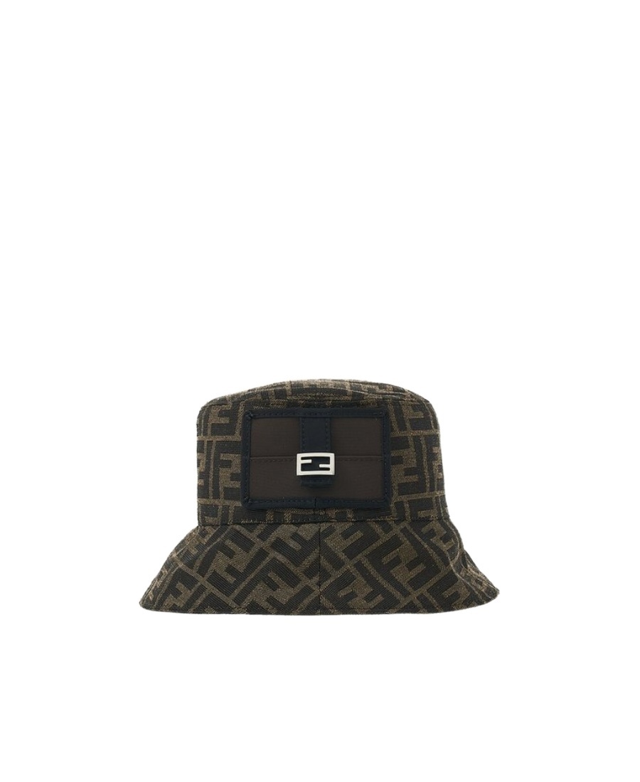 Fendi Logo Hat In Black
