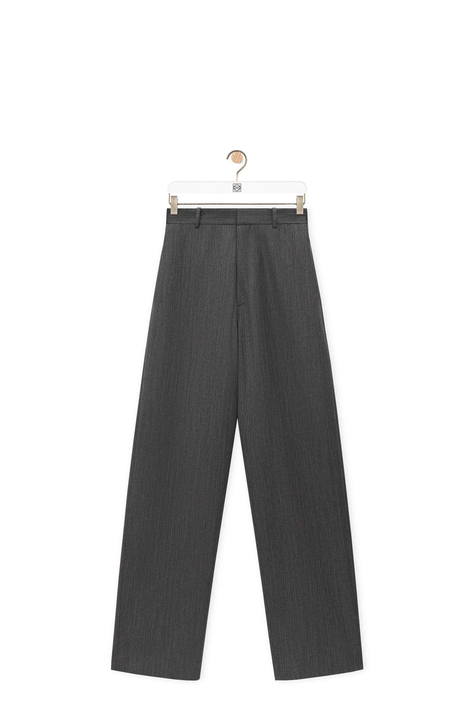 Loewe Wool Trousers In Black