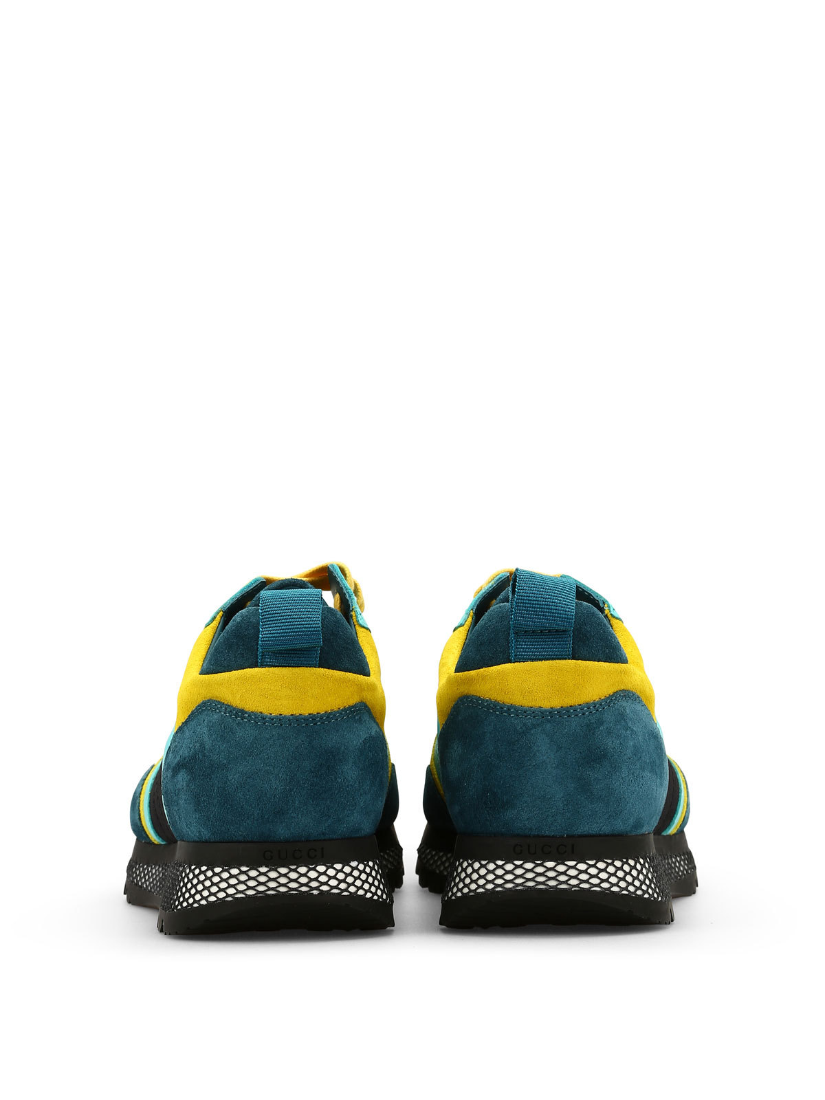 GUCCI TIE-UP COLOR LEISURE SPORTS SHOES