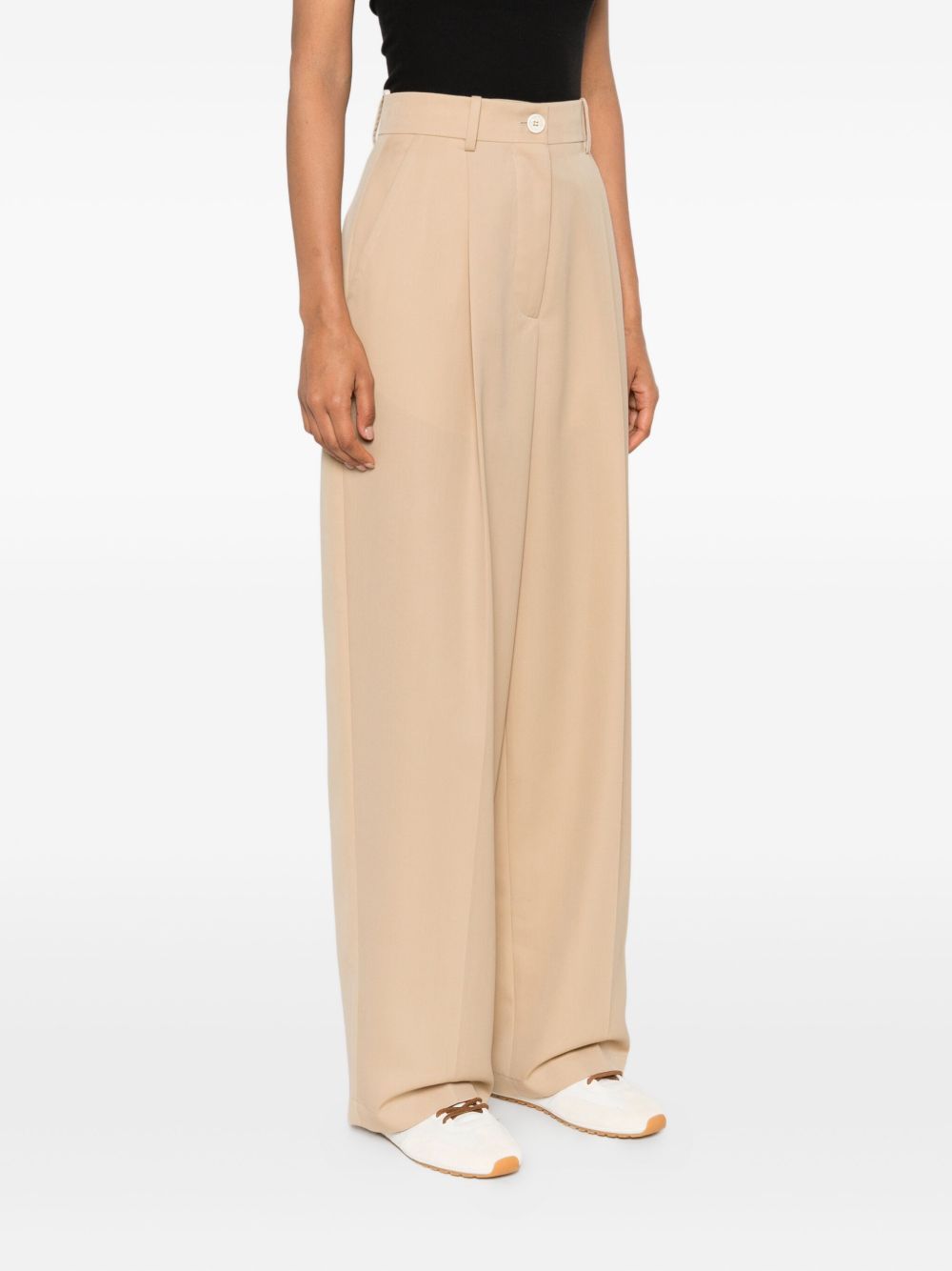 Marni Belt Loop Casual Pants In Pink