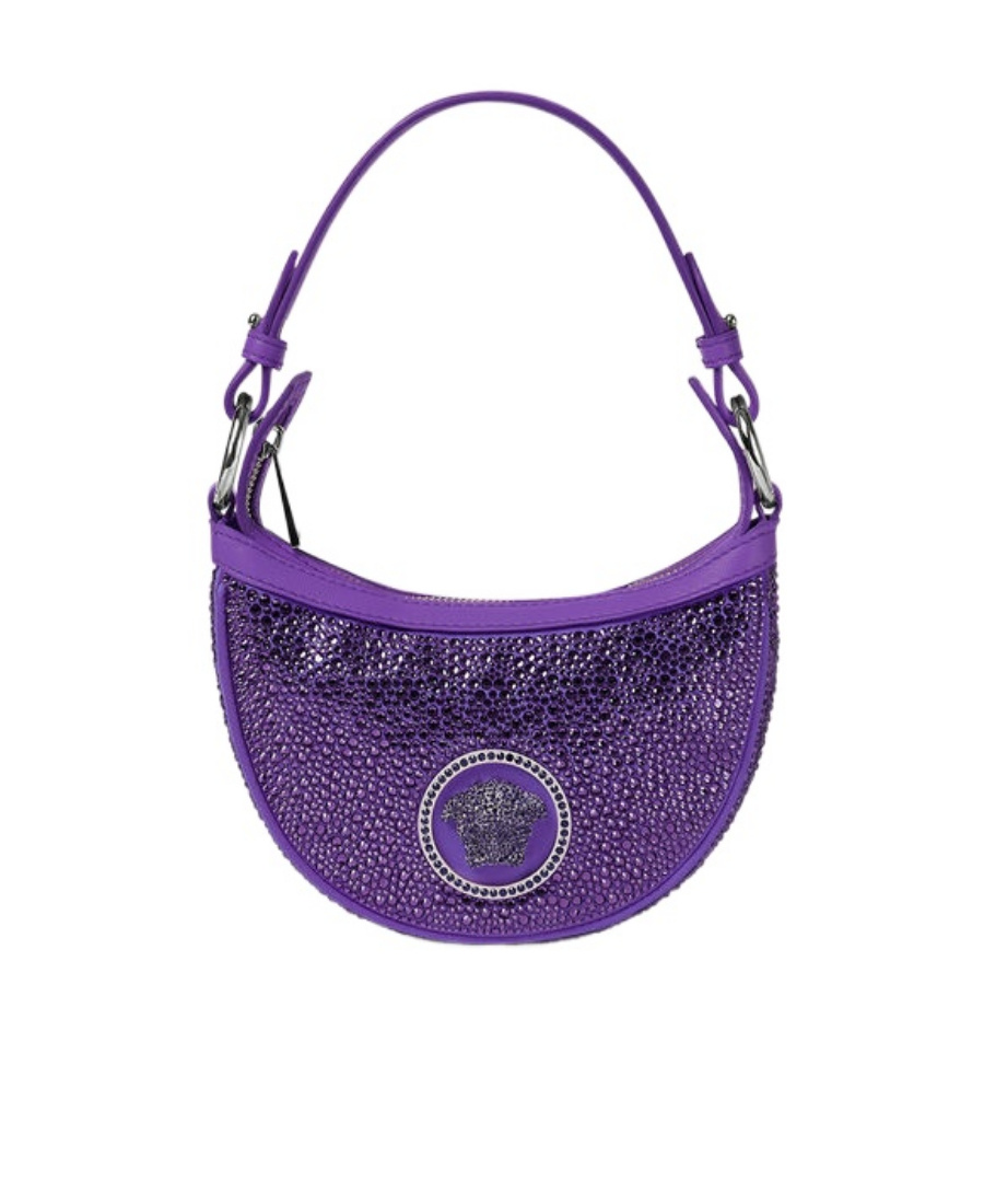 VERSACE VERSACE MEDUSA-MOTIF EMBELLISHED TOTE BAG