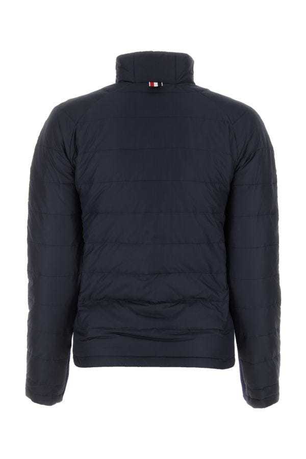 Thom Browne Quilted Puffer Jacket With 4-bar Insert In Black