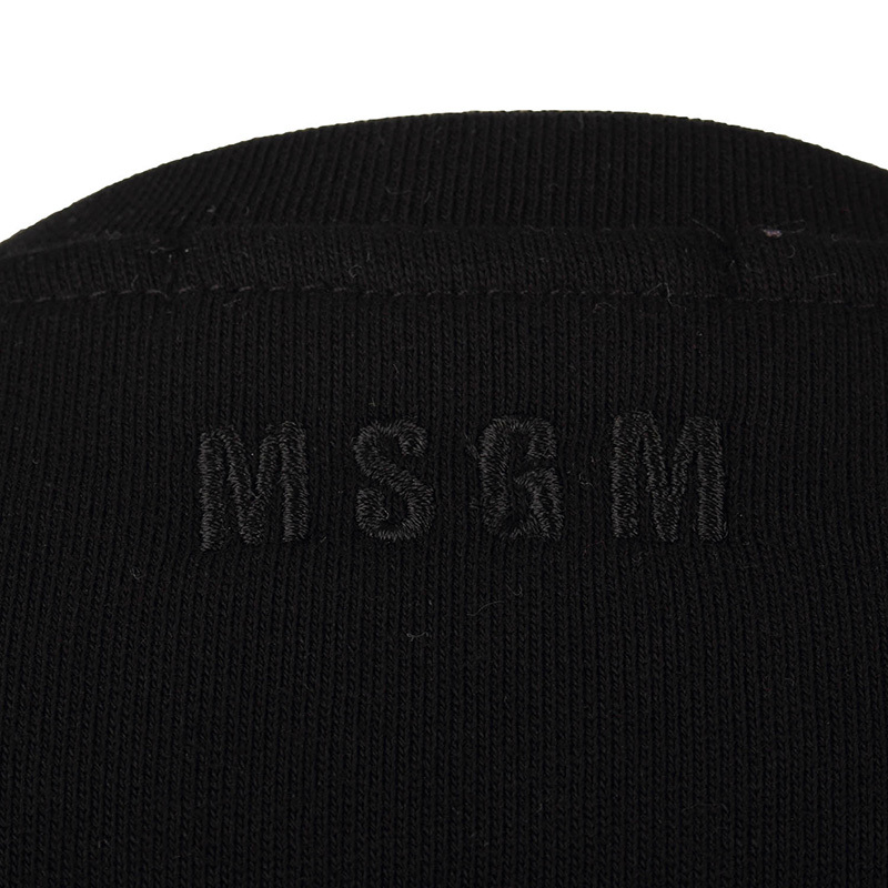 MSGM LONG-SLEEVED PATTERNED SWEATSHIRT