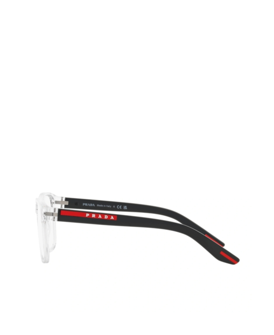Shop Prada Eyewear Square Frame Glasses In White