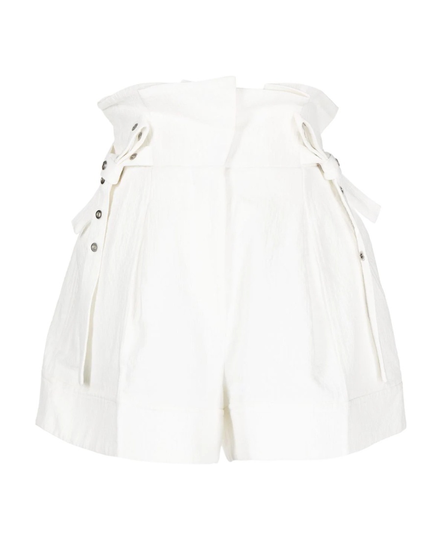 3.1 Phillip Lim Paperbag High Waist Shorts In White