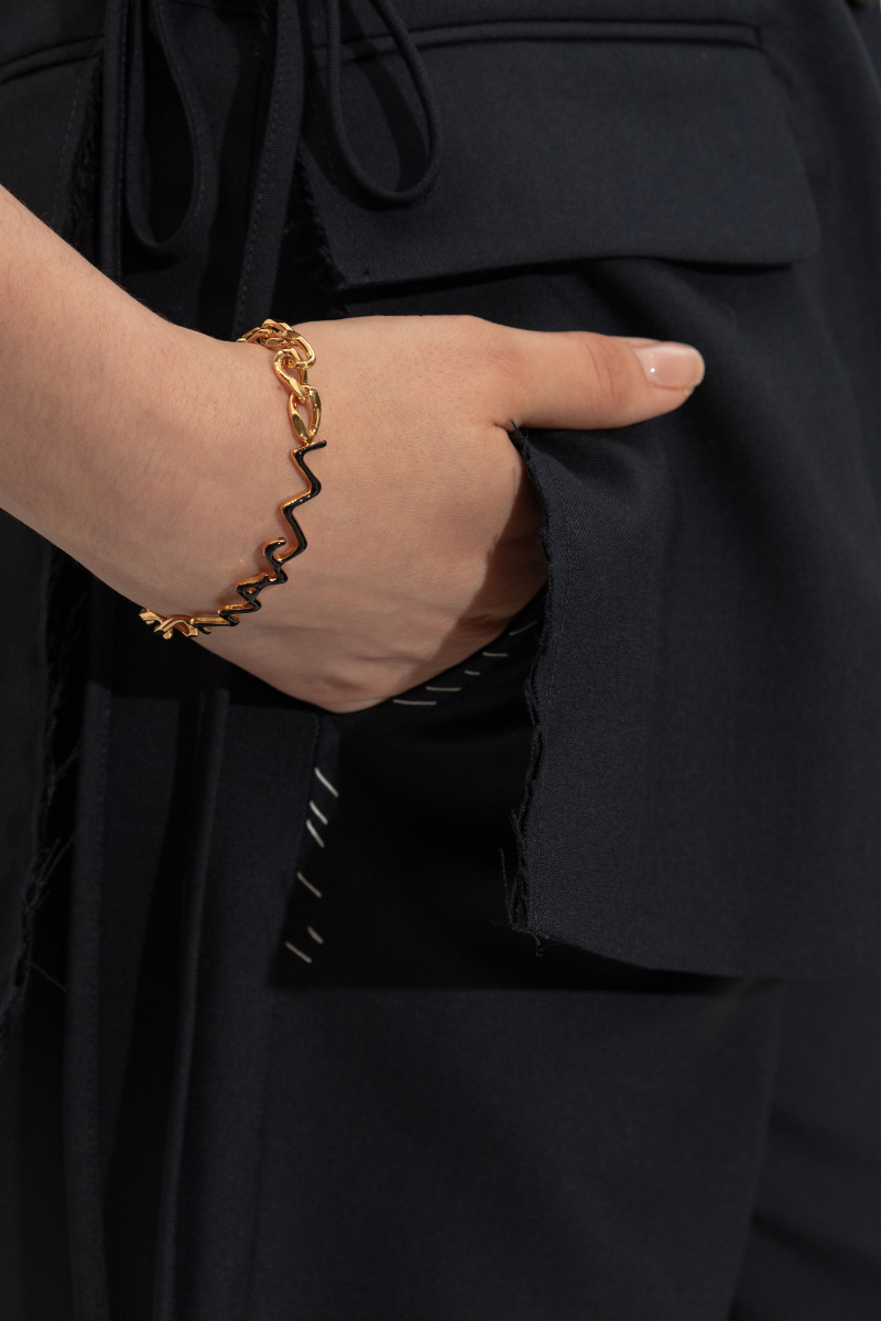 Marni -symbol Chain-link Bracelet In Gold