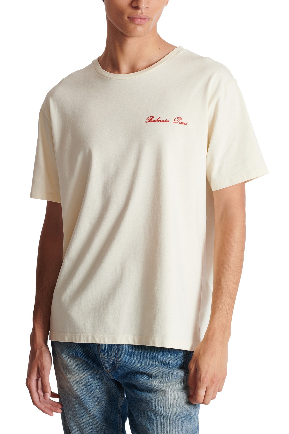 BALMAIN LOGO SHORT-SLEEVED T-SHIRT