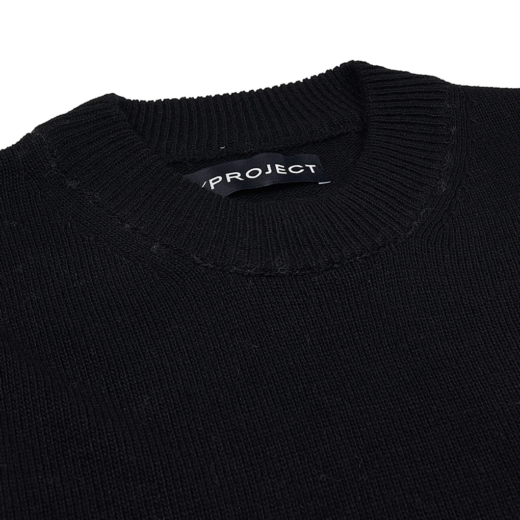 Y/project Long-sleeved Sweater In Black