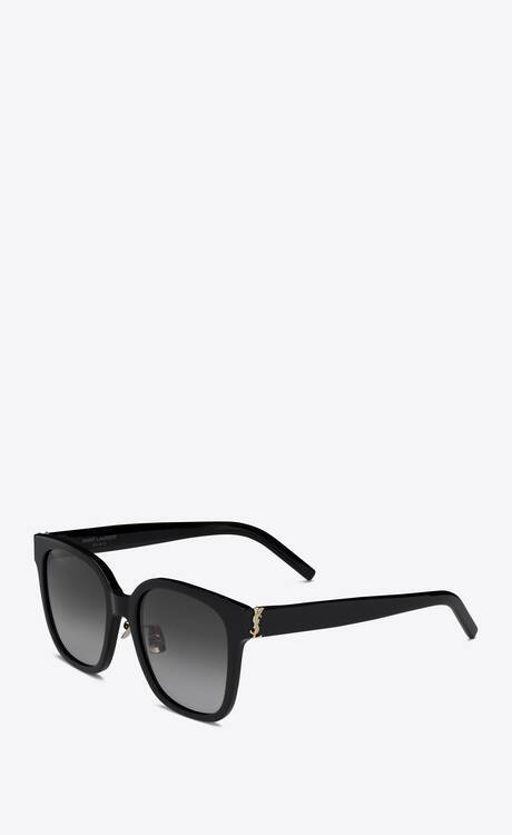 Saint Laurent Sl M107/k Square-frame Sunglasses In Black