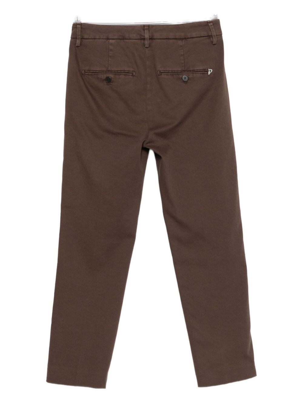 Dondup Buttoned-up Trousers In Brown