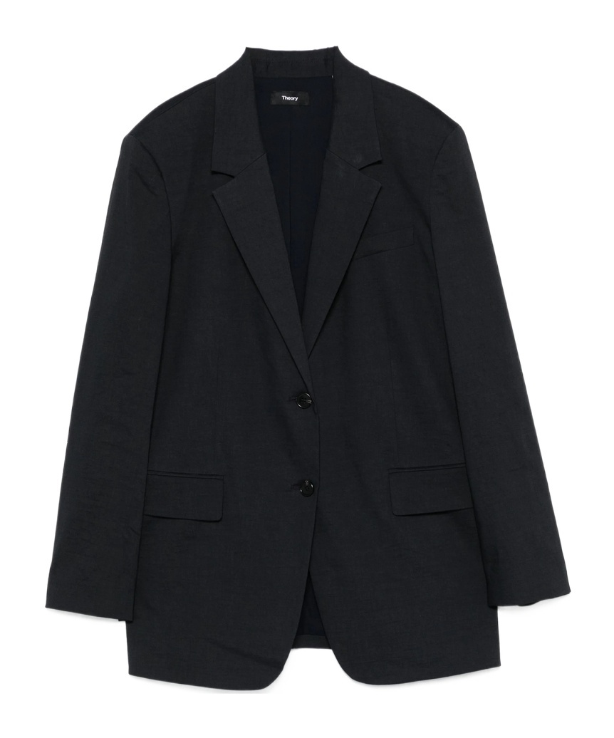 Theory Long Sleeve Blazer In Black