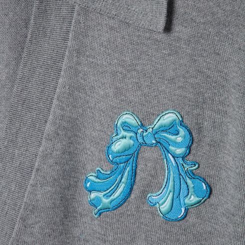Gucci Extra Fine Wool Polo Top With Patch In Multi