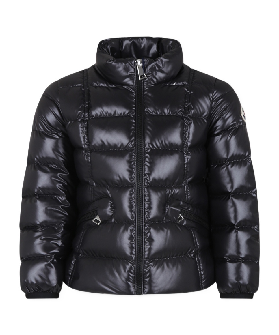 Moncler Kids' Logo-appliqu� Quilted Puffer Jacket In Green