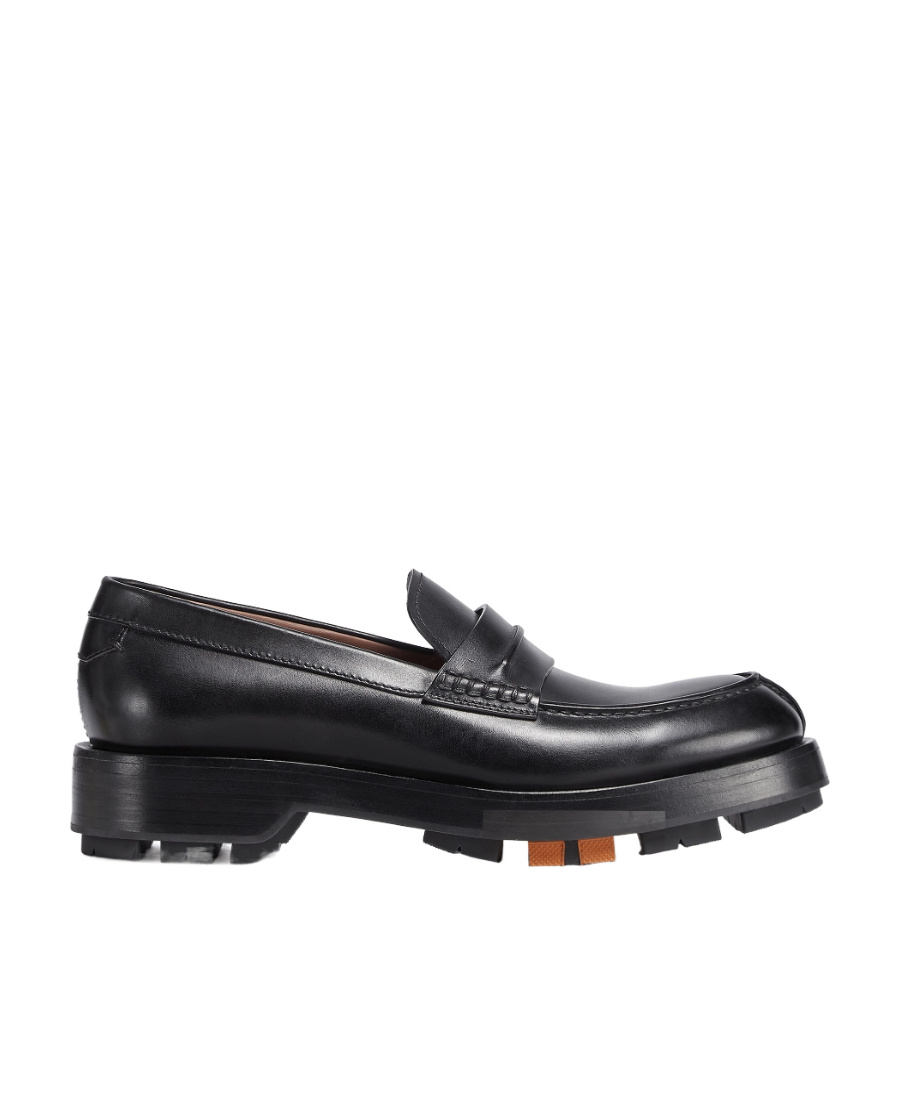 Zegna Udine Lug-sole Loafers In Black