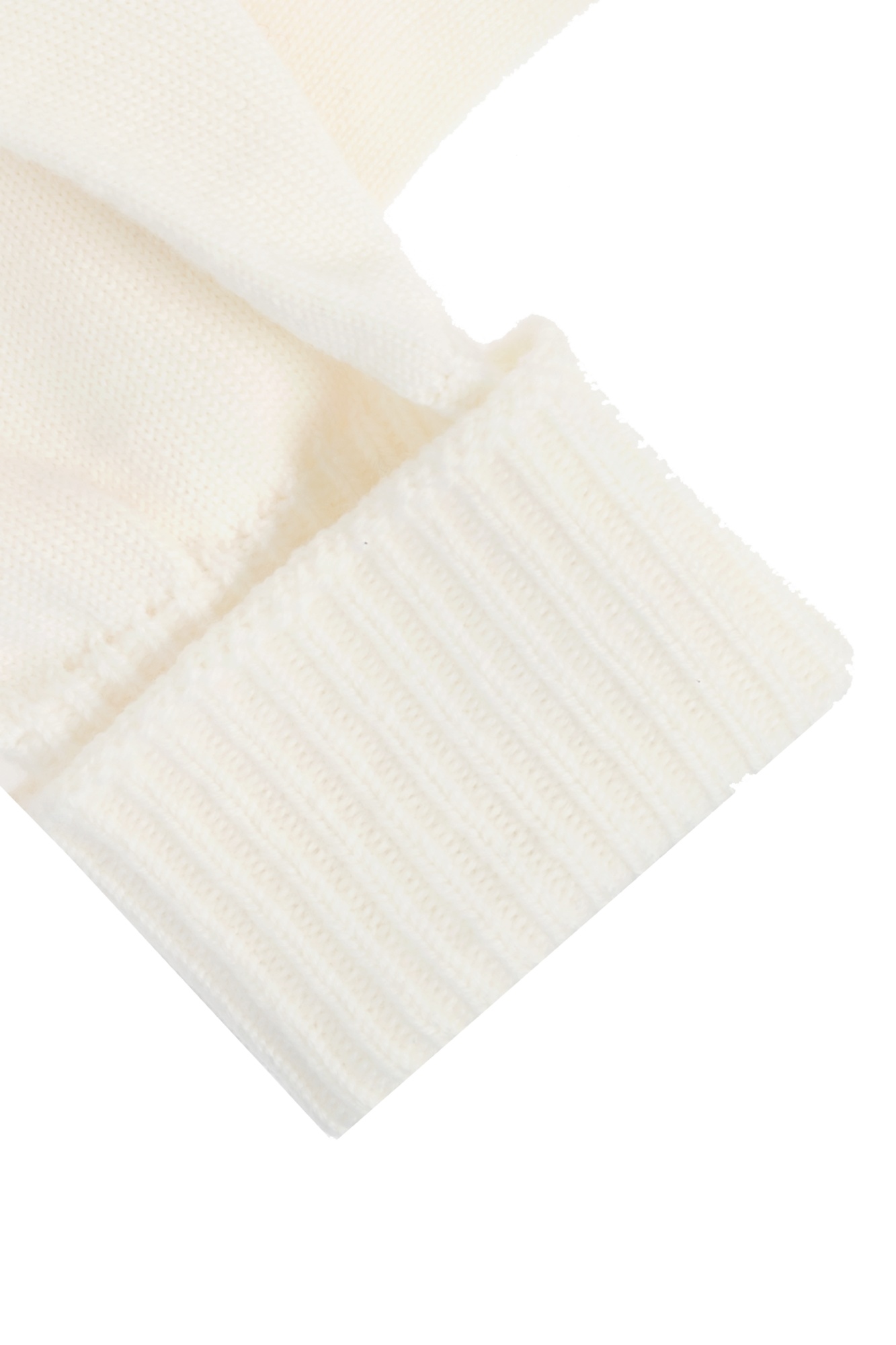 VERSACE RIBBED WOOL GLOVES 