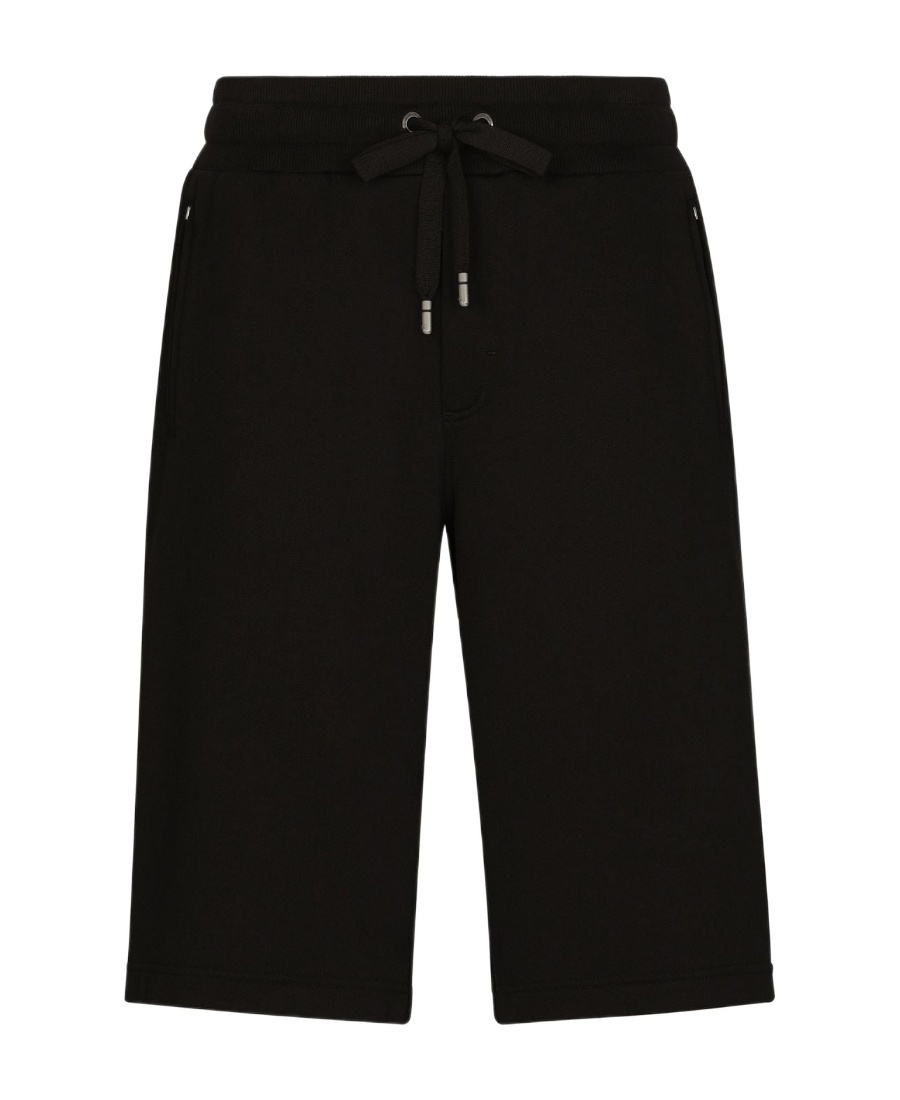 Dolce & Gabbana Drawstring Track Shorts In Black