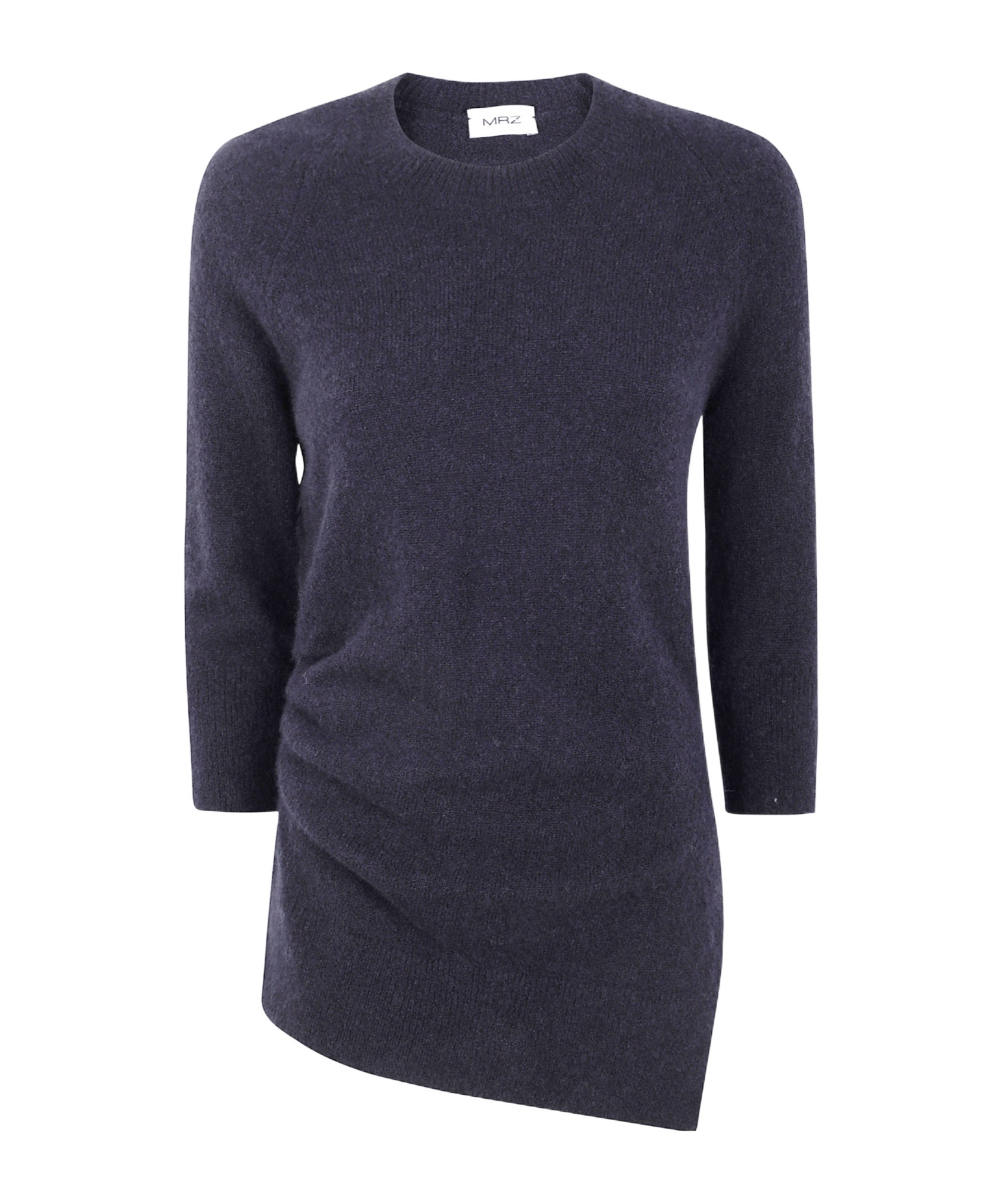 Mrz Asymmetric Round Neck Sweater Clothing In Black