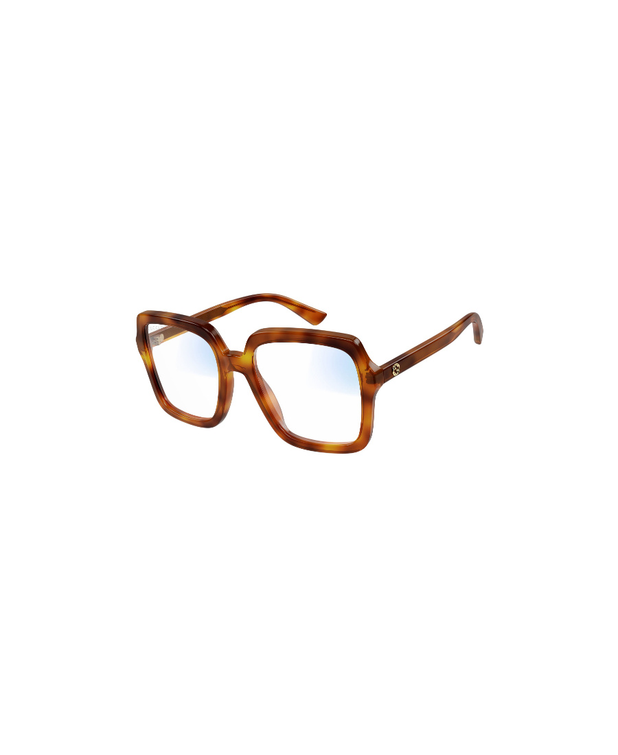 Gucci Eyewear Square Frame Glasses In Brown