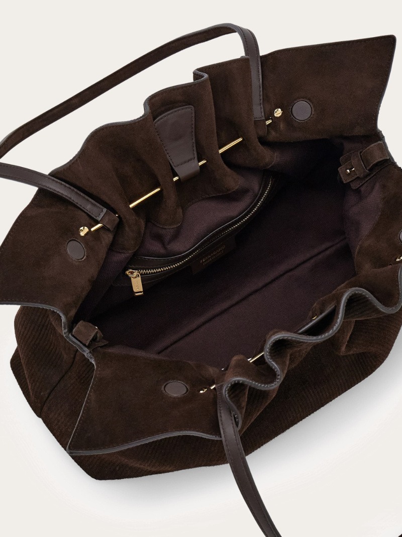 Ferragamo Soft-bag (m) In Black