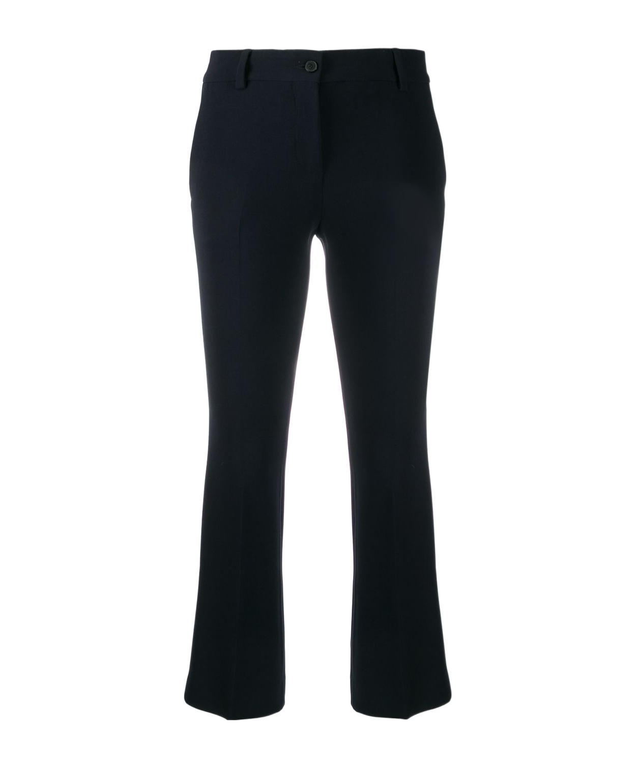Shop Alberto Biani Kick Flare Trousers In Black