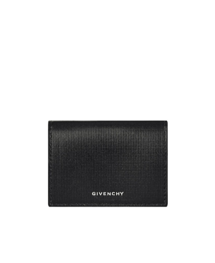 Givenchy Leather Tri-fold Wallet In Black