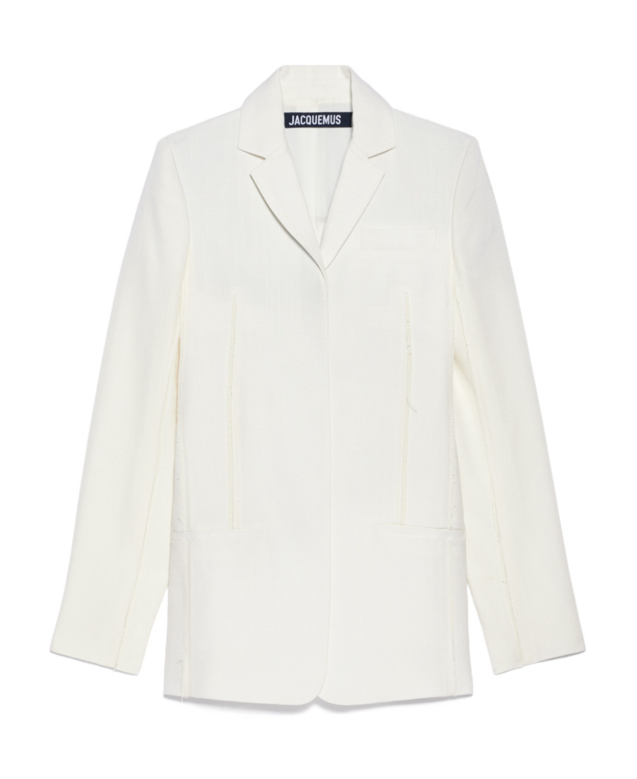 Jacquemus La Veste Caraco Inside In White