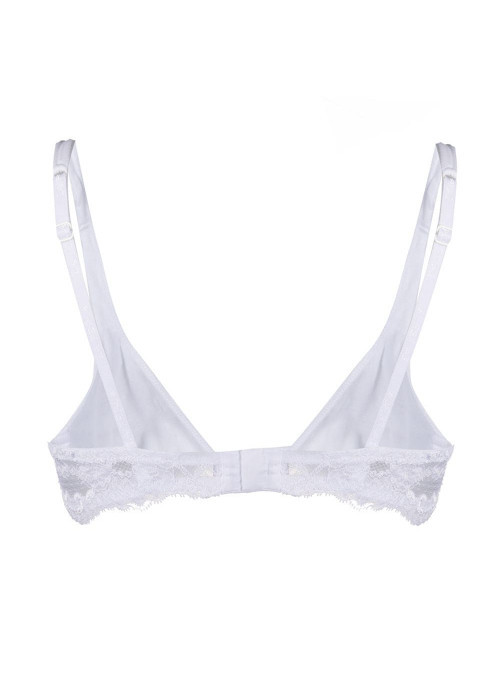 La Perla Souplè Lace-trimmed Push-up Bra In White