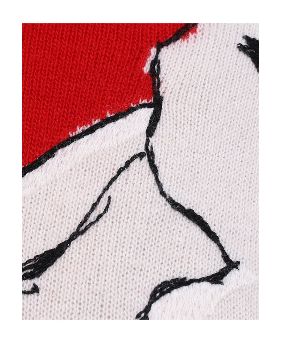 Valentino Color-matching Knitted Pullover In Red