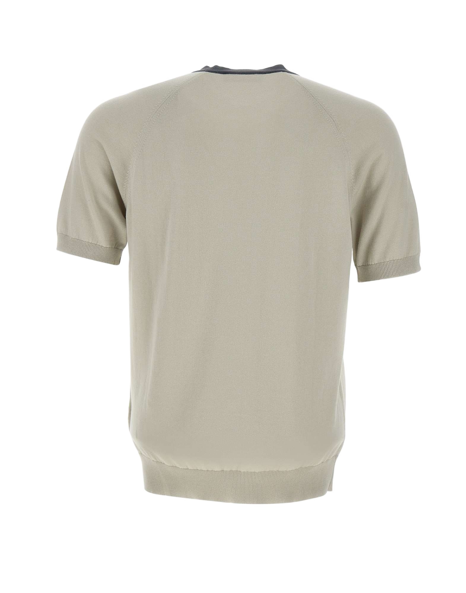 Gran Sasso T-shirt Knitting Pattern Sand  In Gray