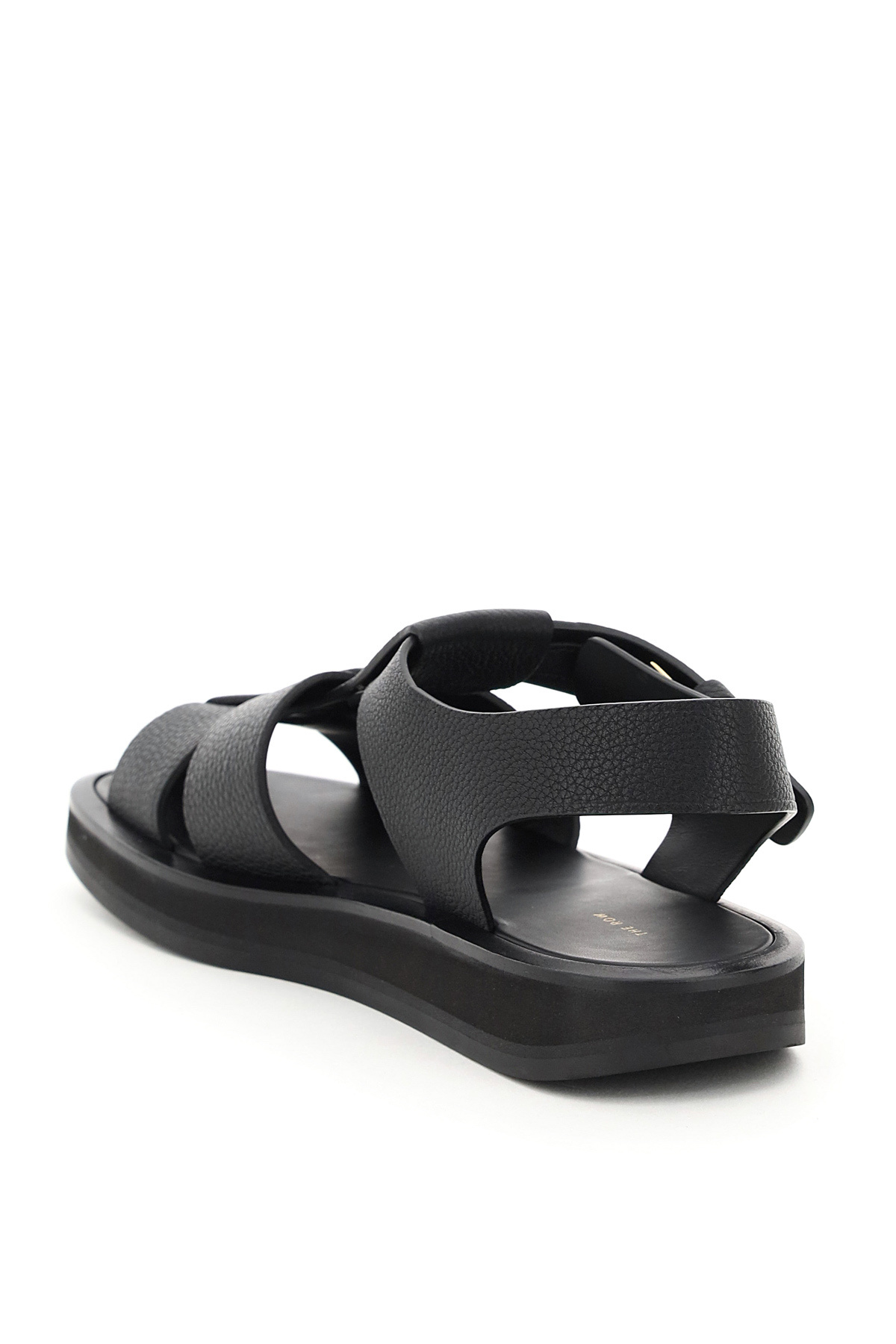 Shop The Row Fisherman Strappy Sandals In Black