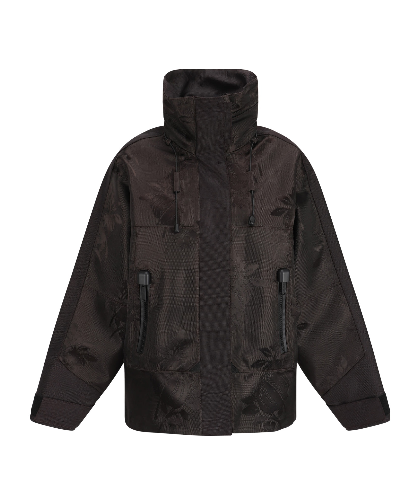 Prada Long-sleeved Casual Jacket In Black