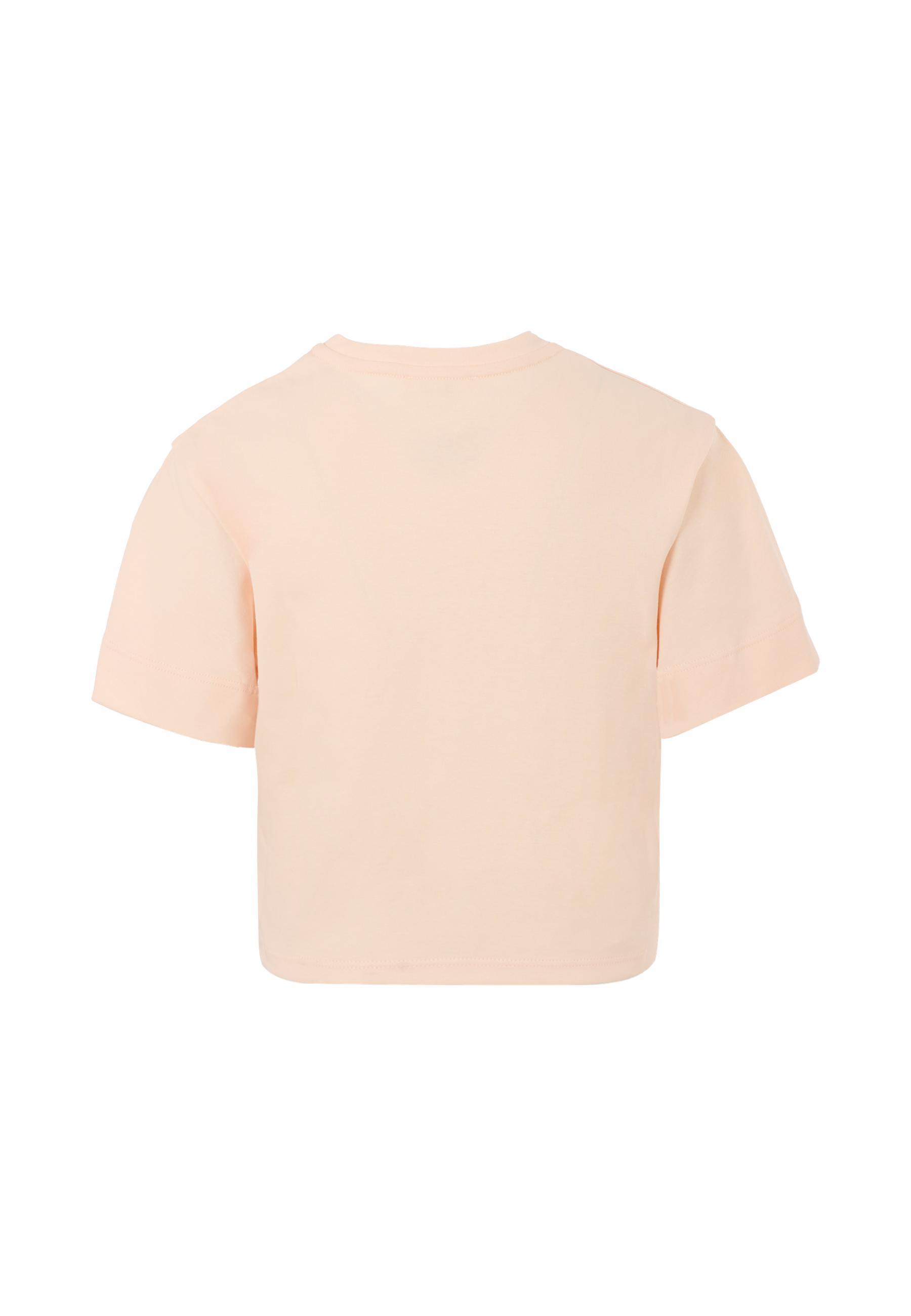Chloé Logo-embroidered T-shirt In Pink