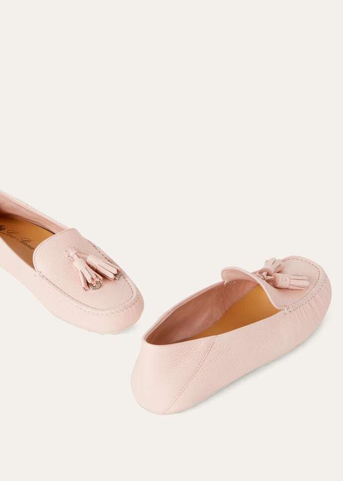 Loro Piana Dot Sole Walk Loafer In Nude