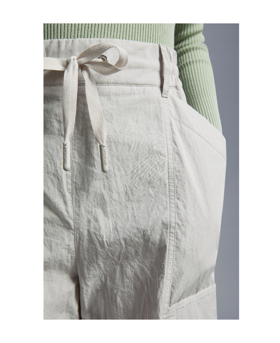 Moncler Cargo Track Pants In Gray