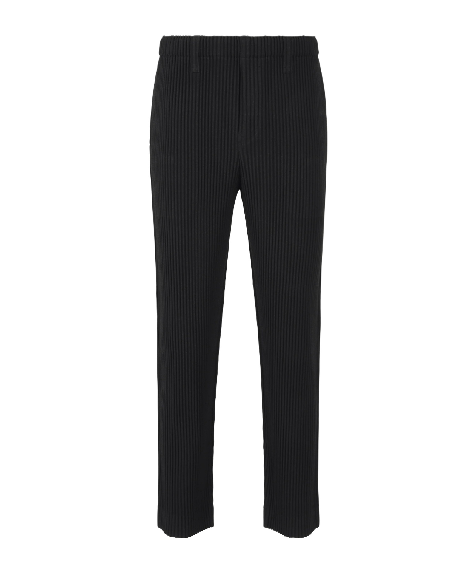 Issey Miyake Elastic Waist Casual Pants In Black