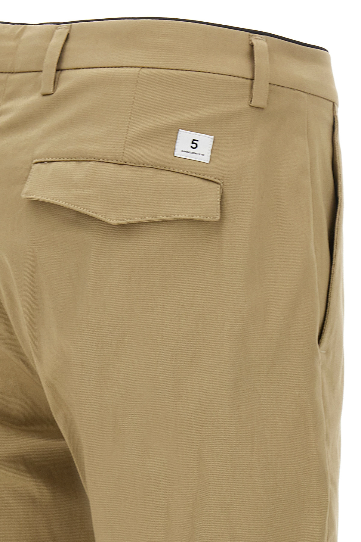 Department Five Pleated Zip-fly Trousers In Neutral