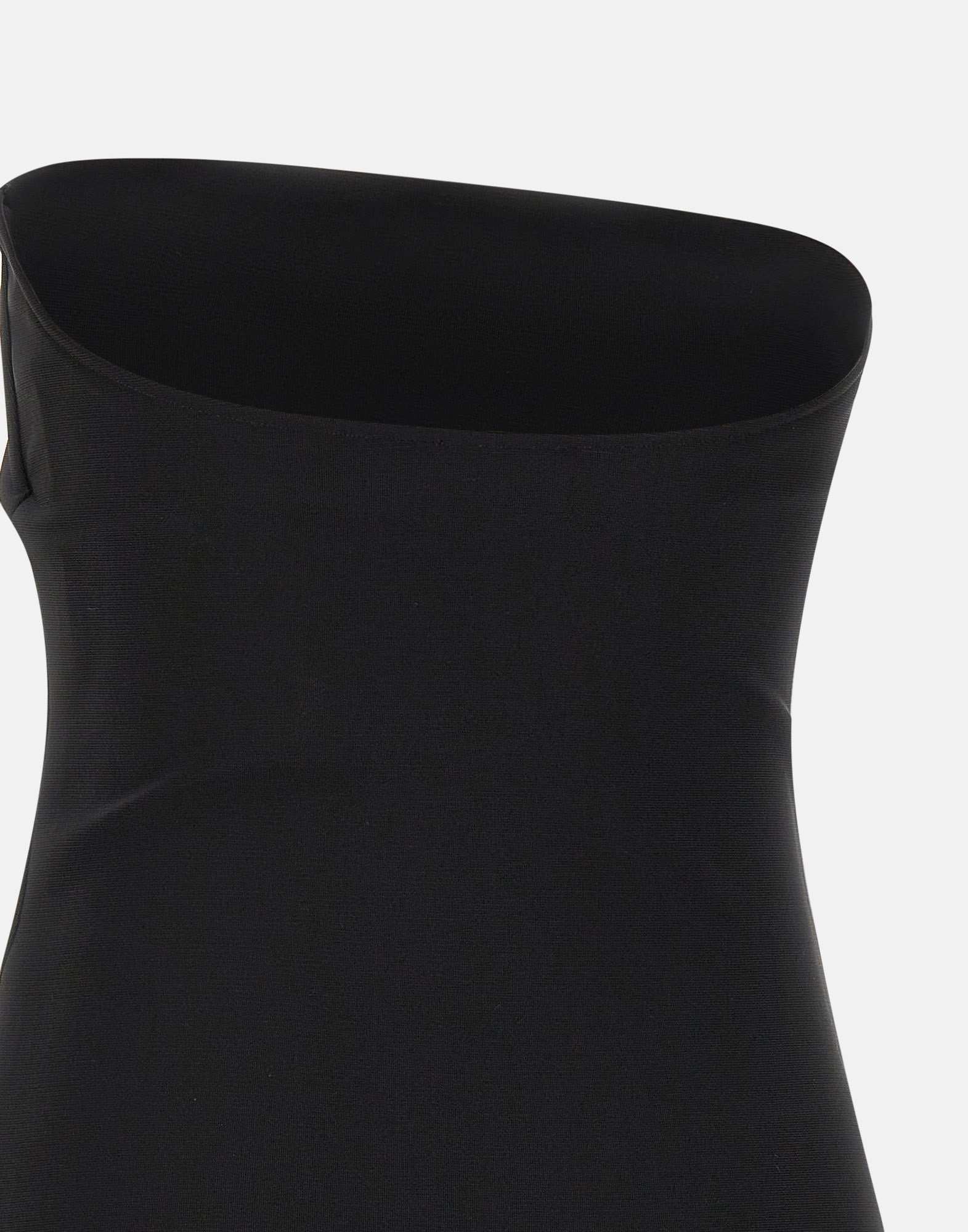 Courrèges Off-the-shoulder Bodysuit In Black
