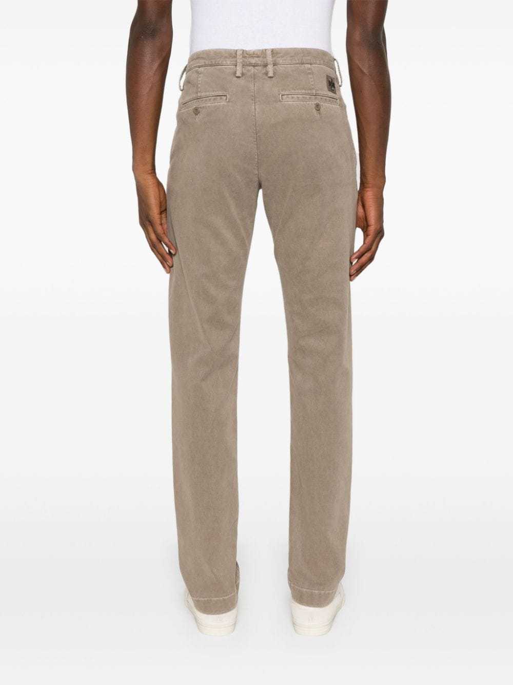 Jacob Cohen Slim Fit Trousers Belt Loops In Nude