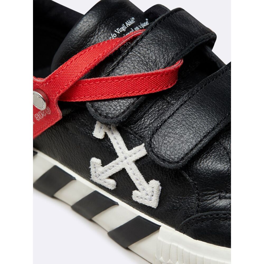 Off-white Vulcanized Sneakers In Black