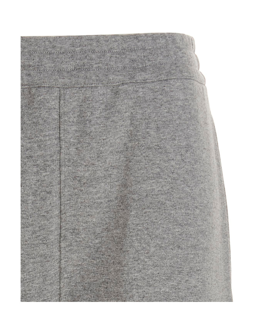 Alexander Mcqueen Logo Print Track Pants In Gray