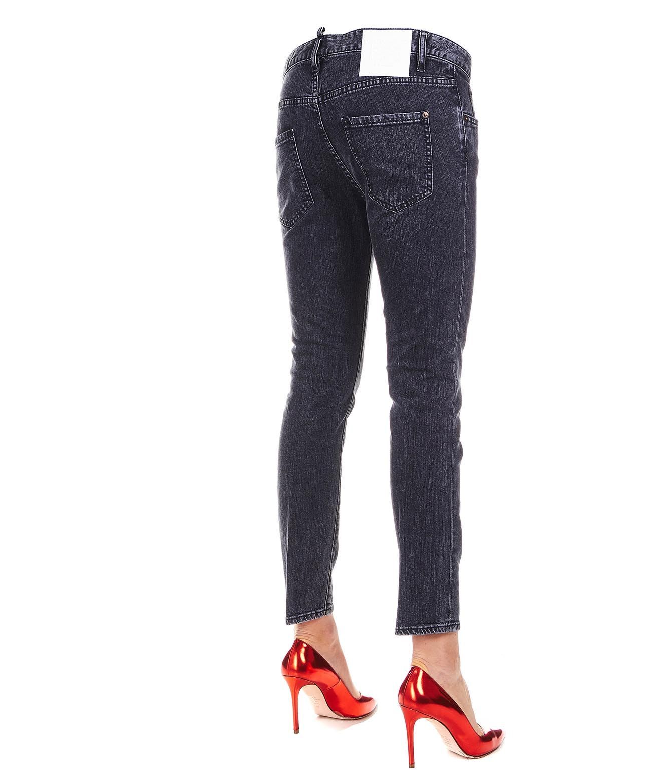 Dsquared2 Classic Skinny Jeans In Black